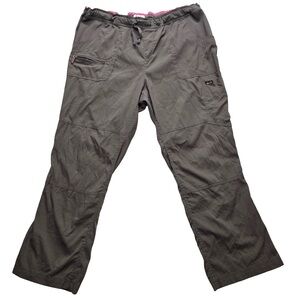 Koi Lite Slim Fit Scrub Pants Wide Leg Cargo Gray 2X Regular